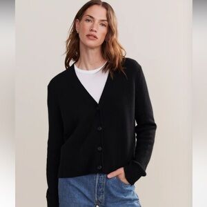 Jenni Kayne Cashmere Collette Cardigan - Black Size XS